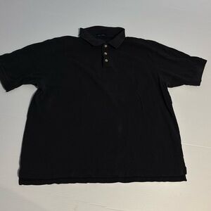 Men's Black Velocity Polo Shirt 2X